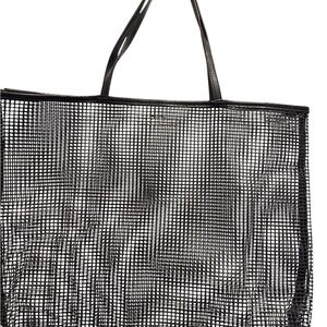 Victoria’s Secret Black Mesh Tote Bag is perfect for shopping, beach….